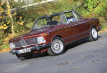 1972er BMW 2002 Cabriolet
